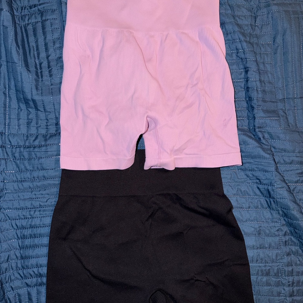 Amazon Women's Athletic Shorts - Pink and Black